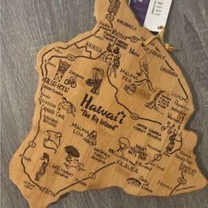 Hawaii Themed Wooden Cutting & Serving Board